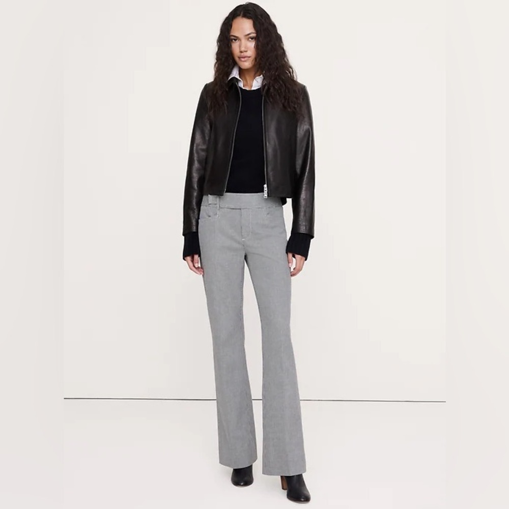 Theory Y2K Vintage Low Rise Flare Cotton Stretch Pants